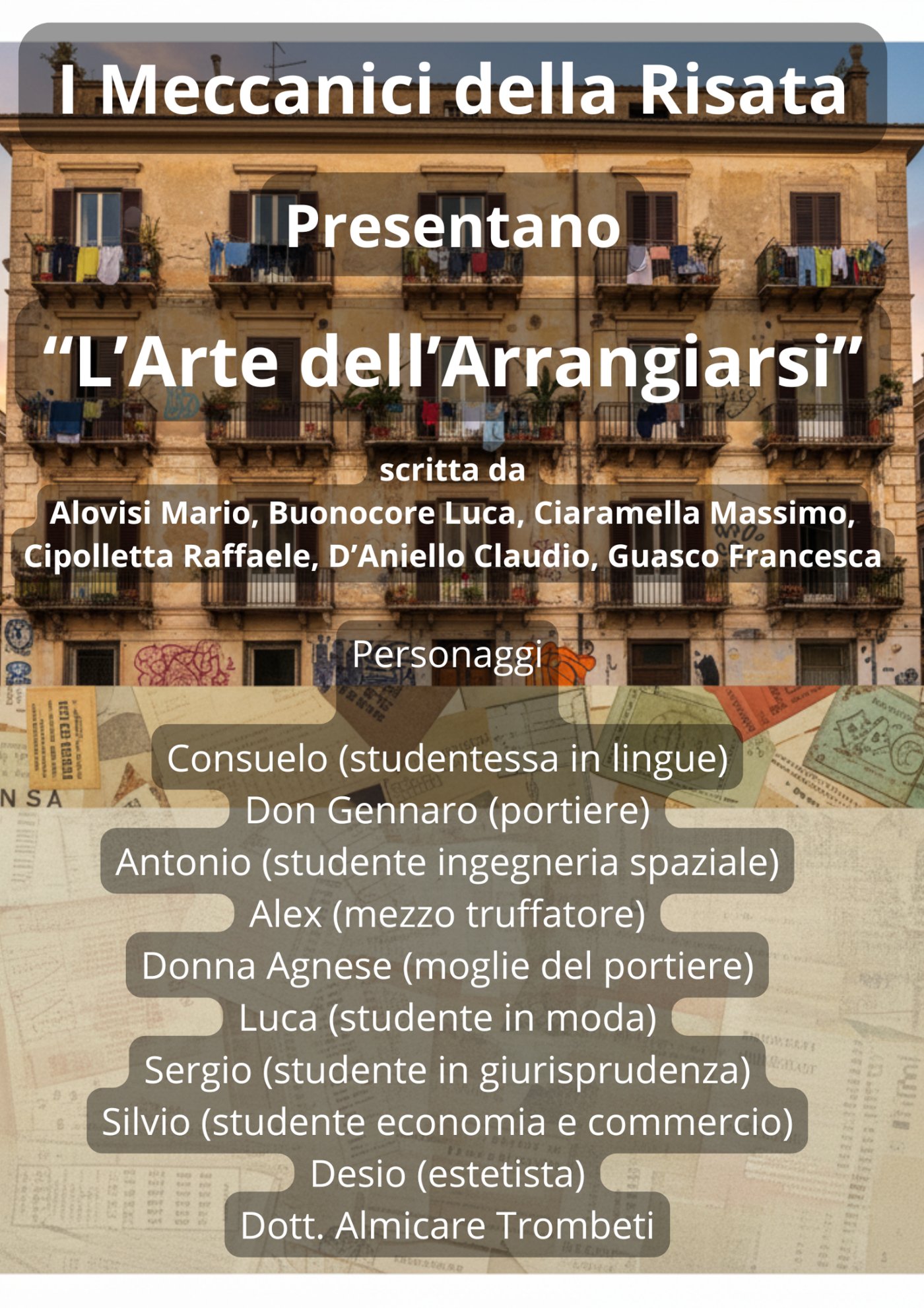 Locandina spettacolo: L’Arte dell’Arrangiarsi
